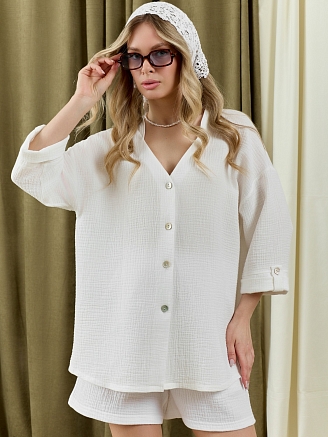 Женская блузка Асель-2 / белый