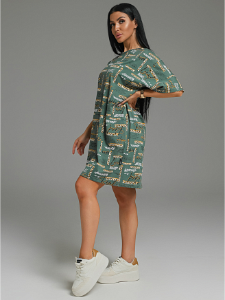 Женское платье-футболка Вега / Хаки