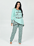Женская пижама Алина / Ментол