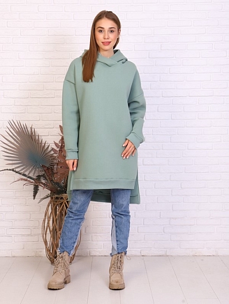 Женское платье-худи Меган / Фисташковый