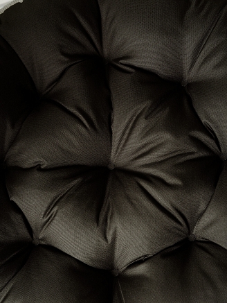 Круглая подушка для подвесных качелей/кресла РО80 / Черный