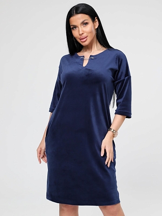 Женское платье Карисса / темно-синий