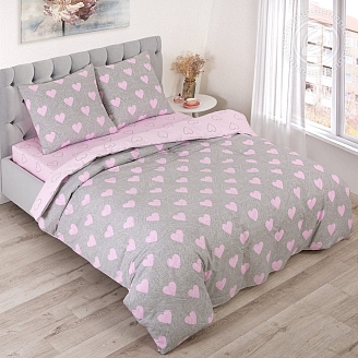 Постельное бельё поплин зима-лето Купидон