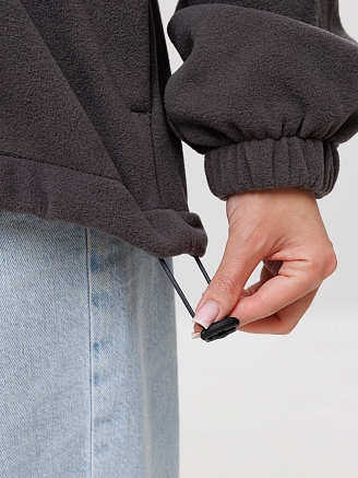 Женская кофта К-01(Ф) / Темно-серый