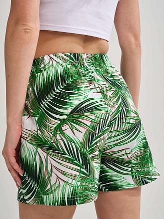 Женские шорты "Багамы" 2468-К / Темно-зеленый