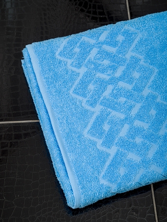 Полотенце махровое Донецкая Мануфактура Baldric / Голубой