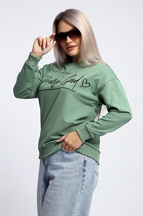 Женская толстовка 80048 / фисташка