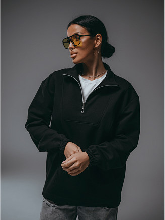 Женский свитшот Брамея / Черный