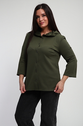 Женская рубашка 31987 / хаки