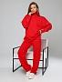 Женский вязаный костюм КВ-1.08 / красный