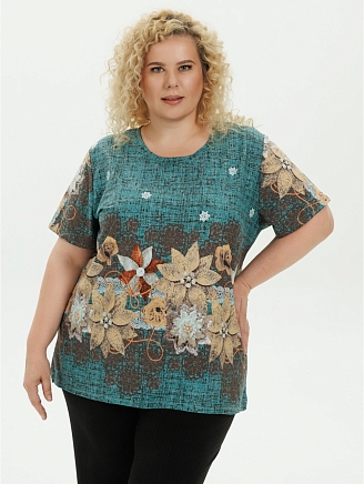 Женская футболка Аннушка / Зеленый