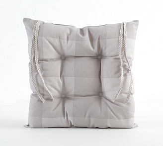 Сидушка на стул рогожка / Квадраты