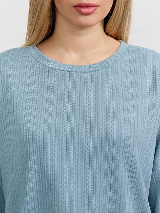 Женский костюм Материя-1 / серо-голубой