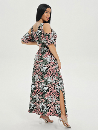 Женское платье Новелла / Листья ментол