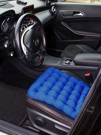 Подушка в автомобиль с гречневой лузгой арт. APG25 / Василёк