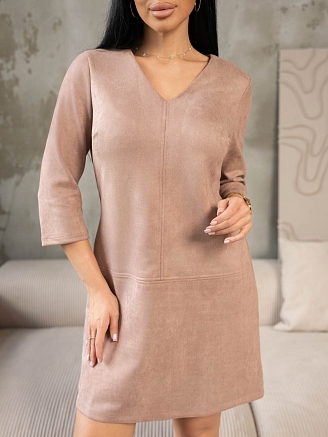 Женское платье мод.1446/1 / Коричневый