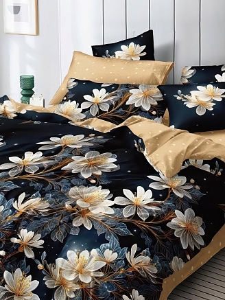 Постельное белье поплин Эксклюзив (молния) / Южная ночь
