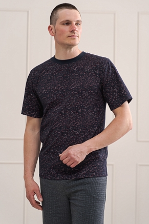 Мужская футболка Березка / Тёмно-синий