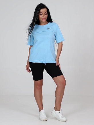 Женская футболка Пропаганда / голубой