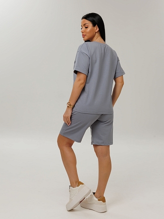 Женский костюм К-146(Фут) / Серый