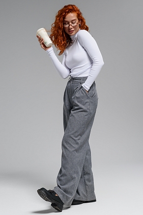 Женская водолазка 14439 / белый