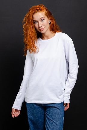 Набор футболок 14403/1 с дл.рукавом / белый+черный