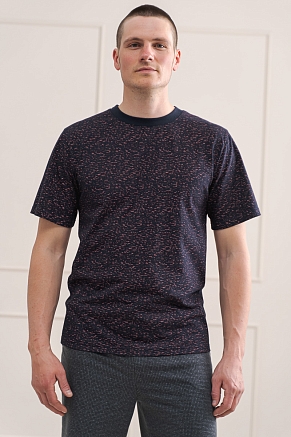 Мужская футболка Березка / Тёмно-синий