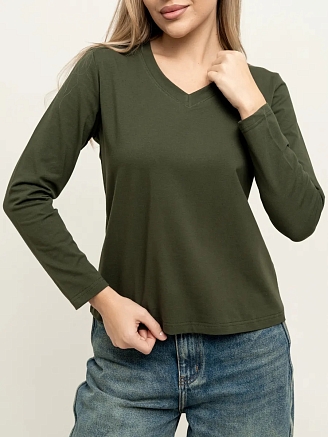 Женская футболка "Милана" / Зеленый арт. к1284з