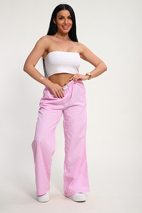 Женские брюки 35337 / розовая полоска