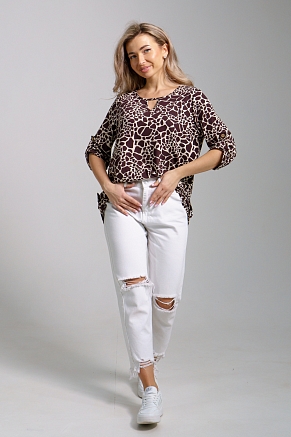 Женская туника 36941 / молочный