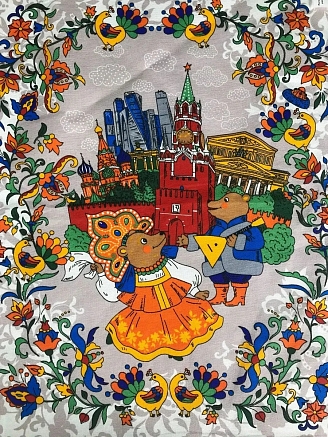 Полотенце кухонное рогожка купон / В ассортименте