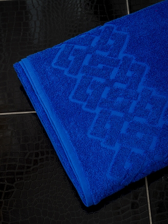 Полотенце махровое Донецкая Мануфактура ПТ-05583 / Синий