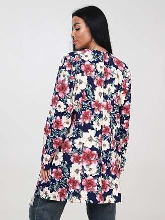 Женский кардиган МАКСИ КрФ-400 / Шиповник