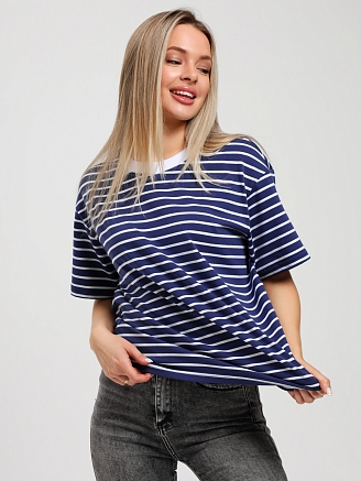 Женская футболка Брина-2 Ф-134 / синий