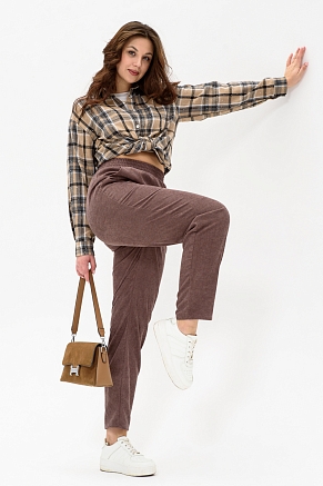 Женские брюки 32809 / светло-коричневый