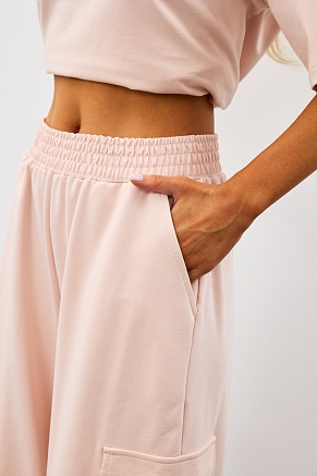 Женский костюм Нила-1 (на рост 165 см) / кремово- розовый