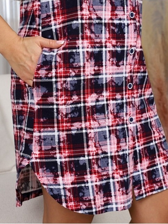 Женский халат-рубашка Х-33.03 / Варенка