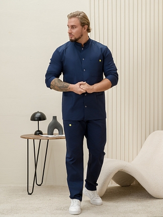 Костюм медицинский мужской М-178-63 Элит-145/Стрейч