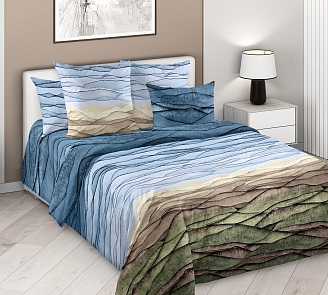 Постельное белье перкаль / Горизонт 1