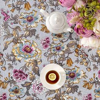 Скатерть рогожка / Арония