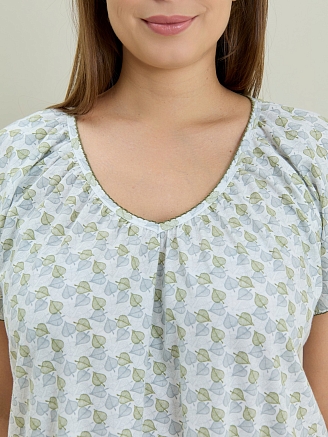 Женская ночная сорочка Эла / молочный