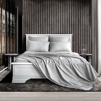 Пододеяльник "Soft Silver" / Благородное серебро