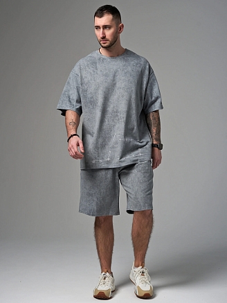 Мужской комплект "Винтаж" (бриджи) 2327-К / Серый