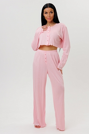 Женская пижама с брюками 2244/1 / Розовый