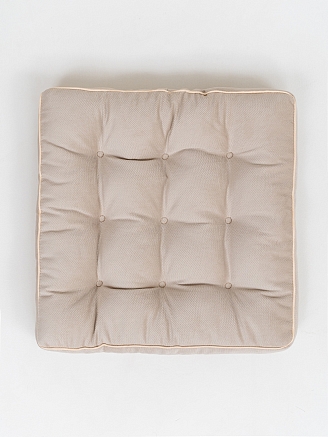 Подушка на стул с бортом / Бежевый