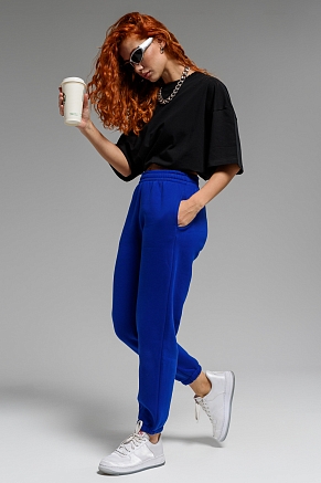 Женские брюки 14432 / темно-синий