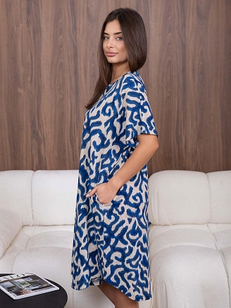 Женское платье мод.2175 / Синий