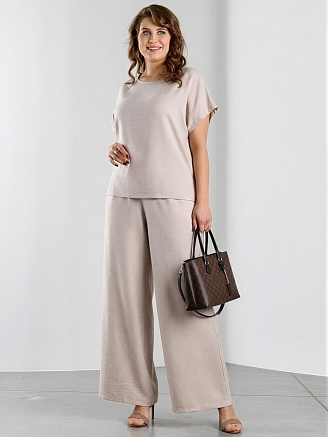 Женские брюки "Женский каприз-2" / бежевый