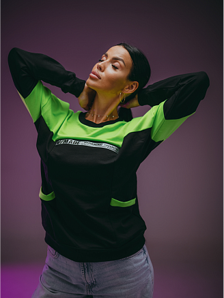 Женская кофта Цунами / Зеленый