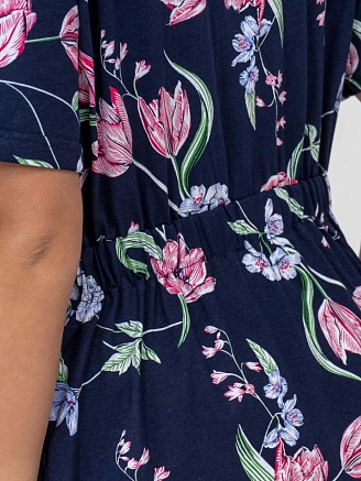 Женский халат мод.1553/2 / Синий